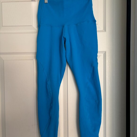 Second Skin Dancewear blue Leggings - Picture 1 of 3